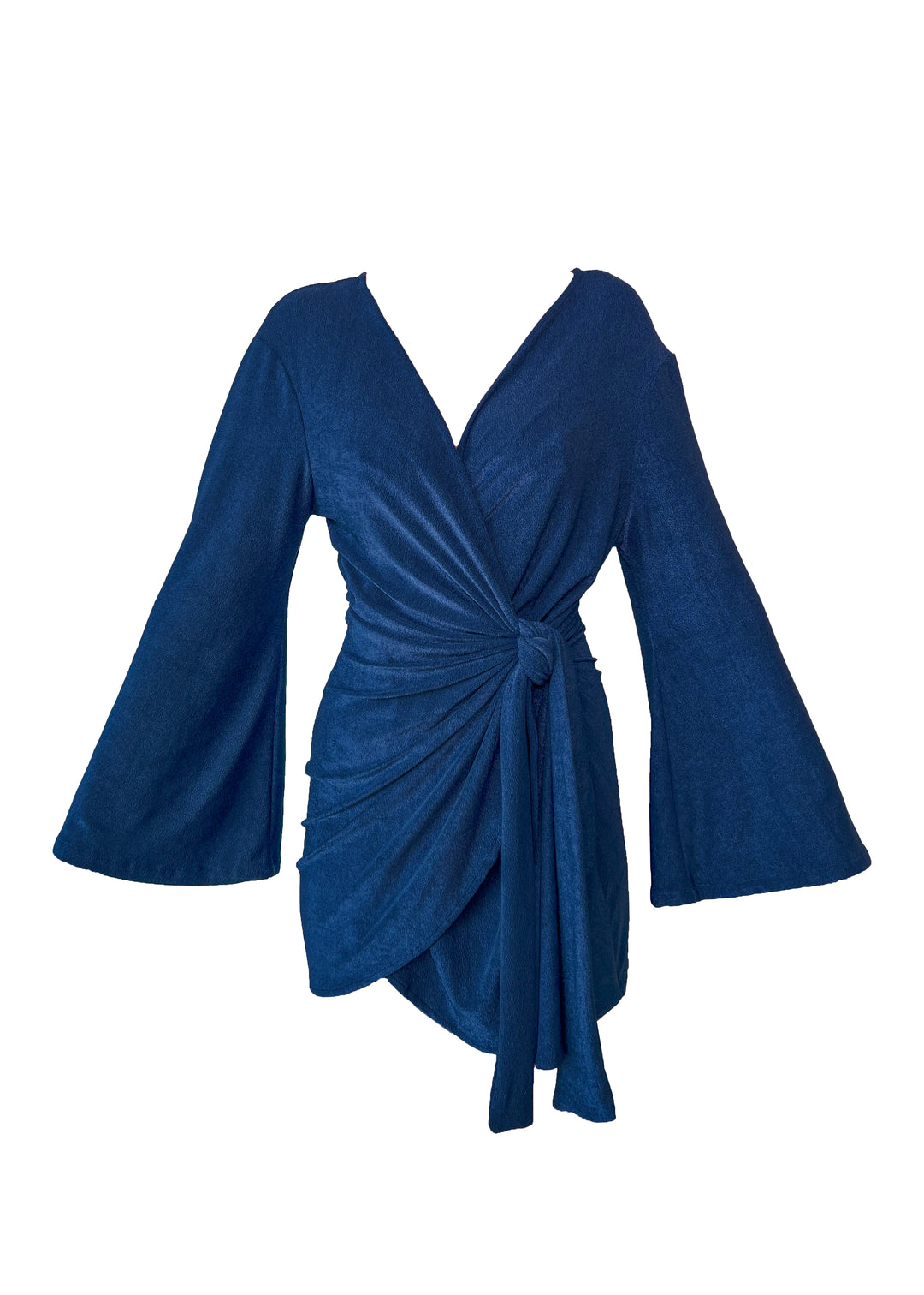 Vestido Celina - Atoalhado Deep Blue