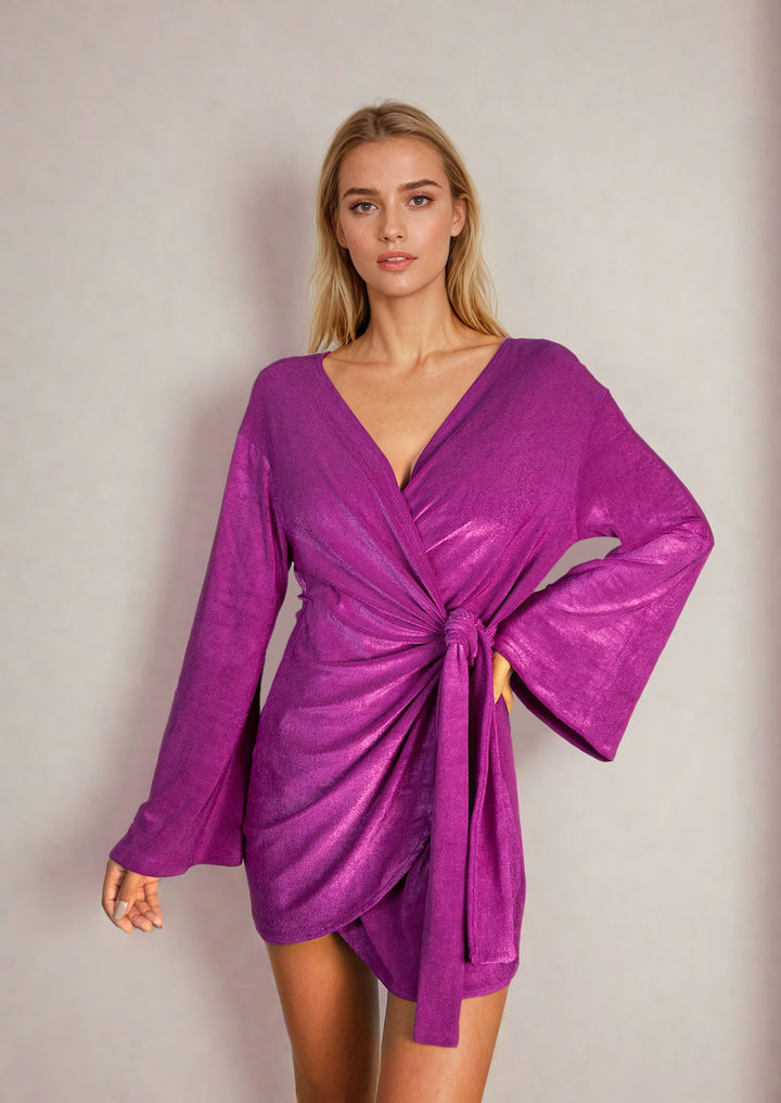 Vestido Celina - Atoalhado Magic Purple