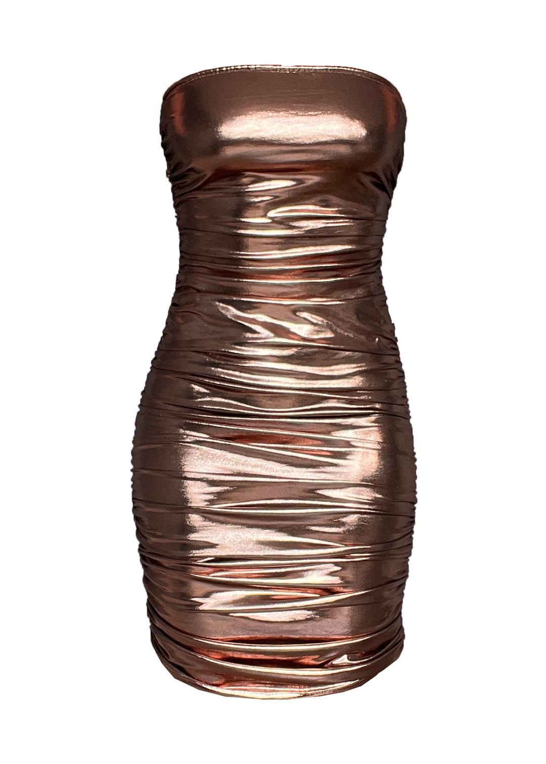 Vestido Rose - Metalizado Bronze